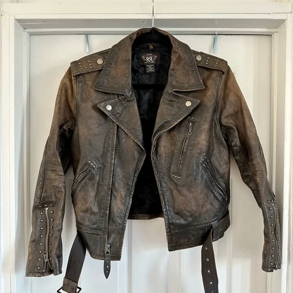 RRL Ralph Lauren Double RL Thunderbird Studded Motorcycle